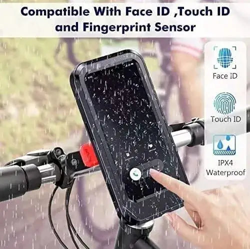 Waterproof Bike Phone Mount – Heavy-Duty Holder for Bikes & Scooters
