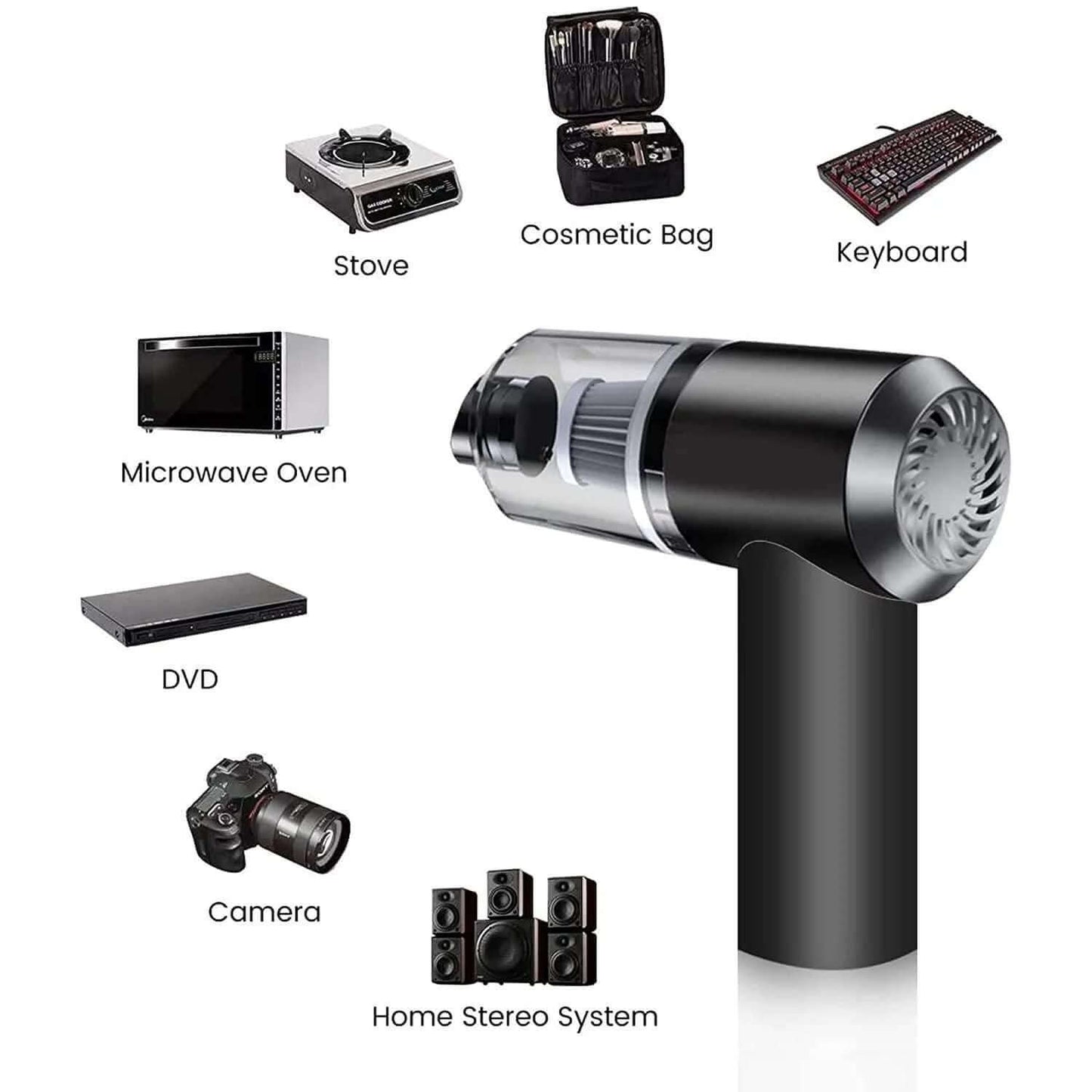 Wireless Handheld Car Vacuum Cleaner - Compact & Portable