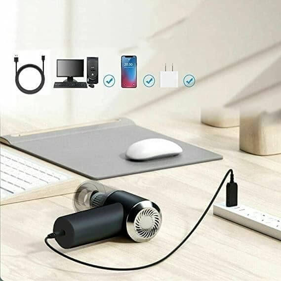 Wireless Handheld Car Vacuum Cleaner - Compact & Portable