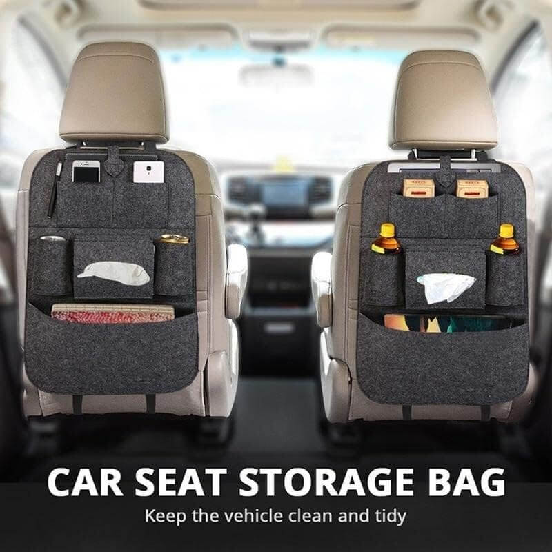 Premium Car Organizer(Pack of 2)- Perfect for Families & Road Trips