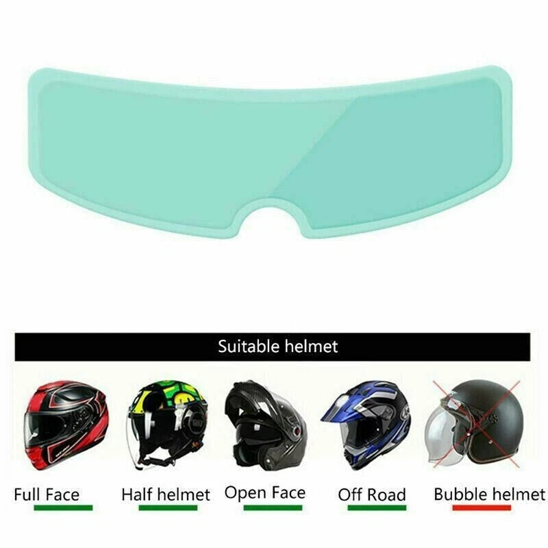 Anti-Fog Helmet Film for Motorcycle – Photochromic Protection