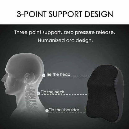 Memory Foam Car Neck Pillow – Orthopaedic Headrest Support
