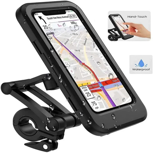 Waterproof Bike Phone Mount – Heavy-Duty Holder for Bikes & Scooters